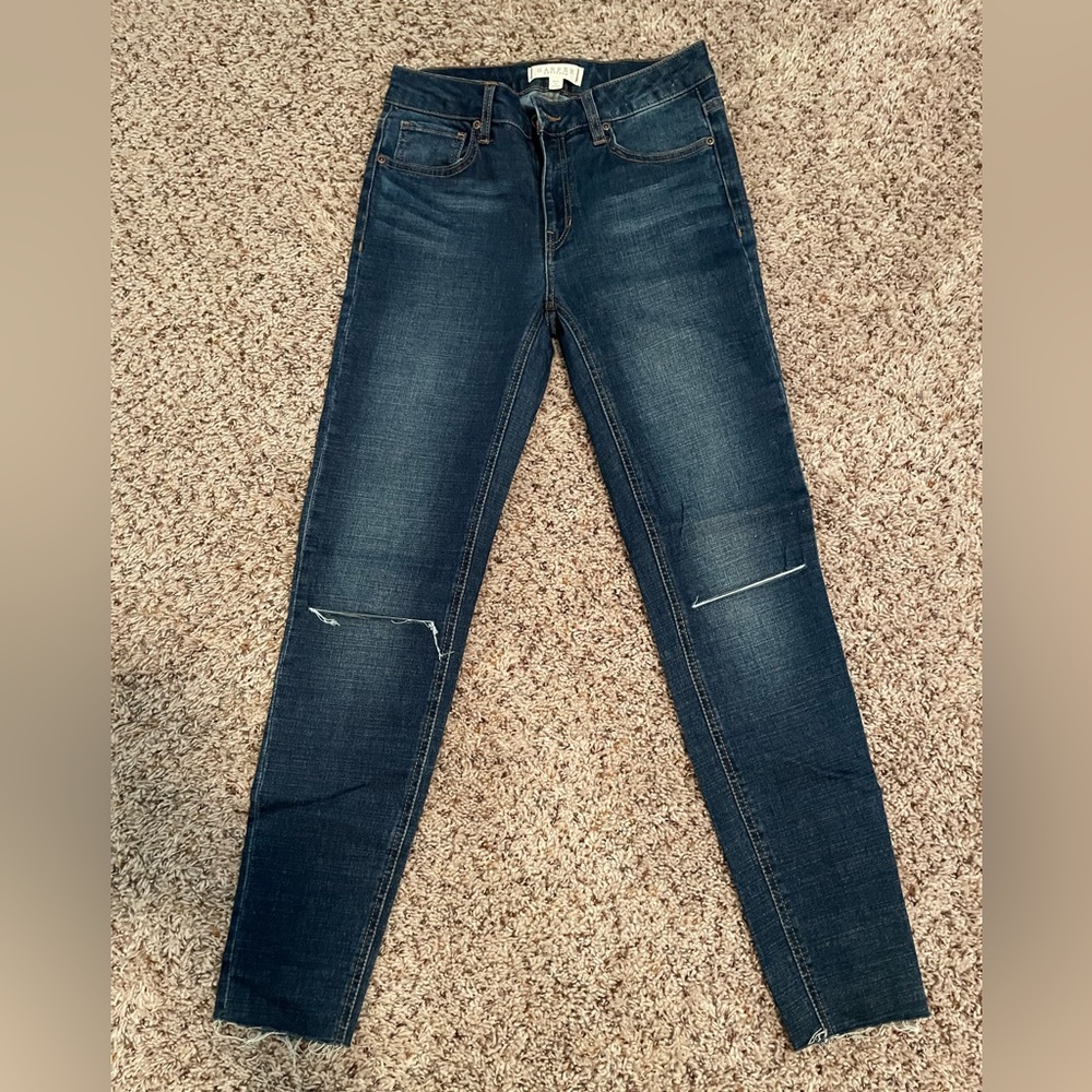 Harper Heritage Distressed Skinny Jeans